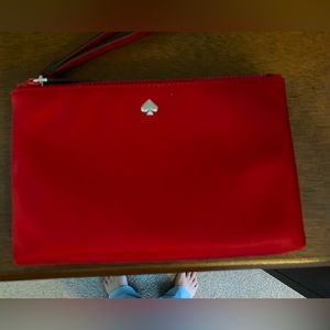 Kate Spade red clutch or wristlet